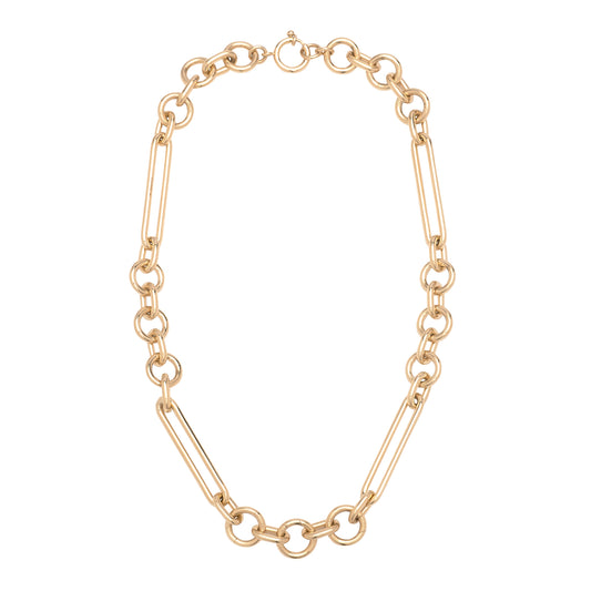 Oversized Mixed Clip Choker - Main Img