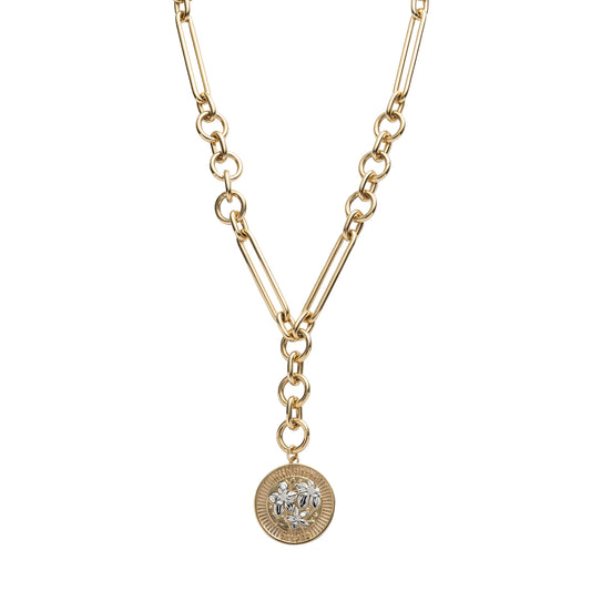 Oversized Mixed Clip Choker