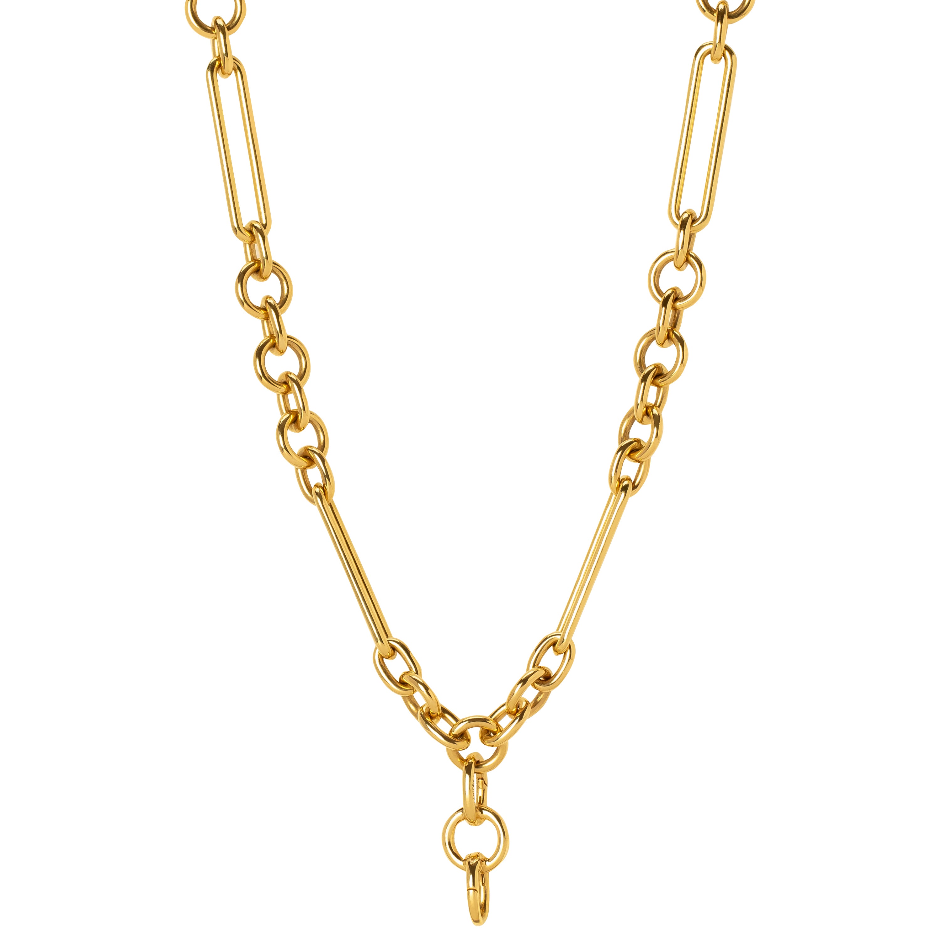 Foundrae Midsize Mixed Clip Chain - 18" - Broken English Jewelry