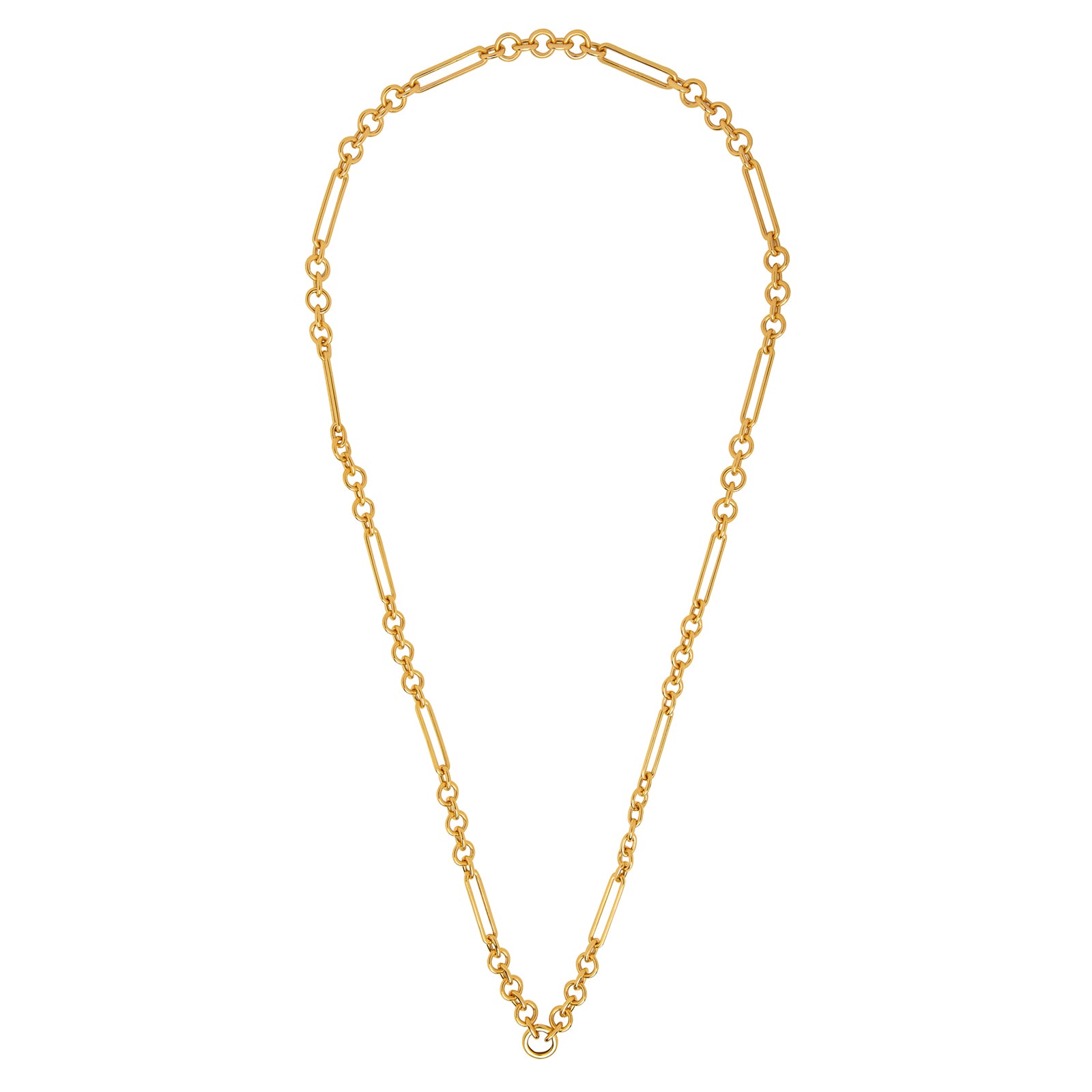 Foundrae Midsize Mixed Clip Chain - 32" - Broken English Jewelry