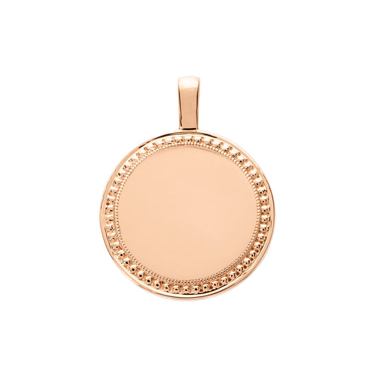 P.S. Large Round Charm - Rose Gold - Main Img