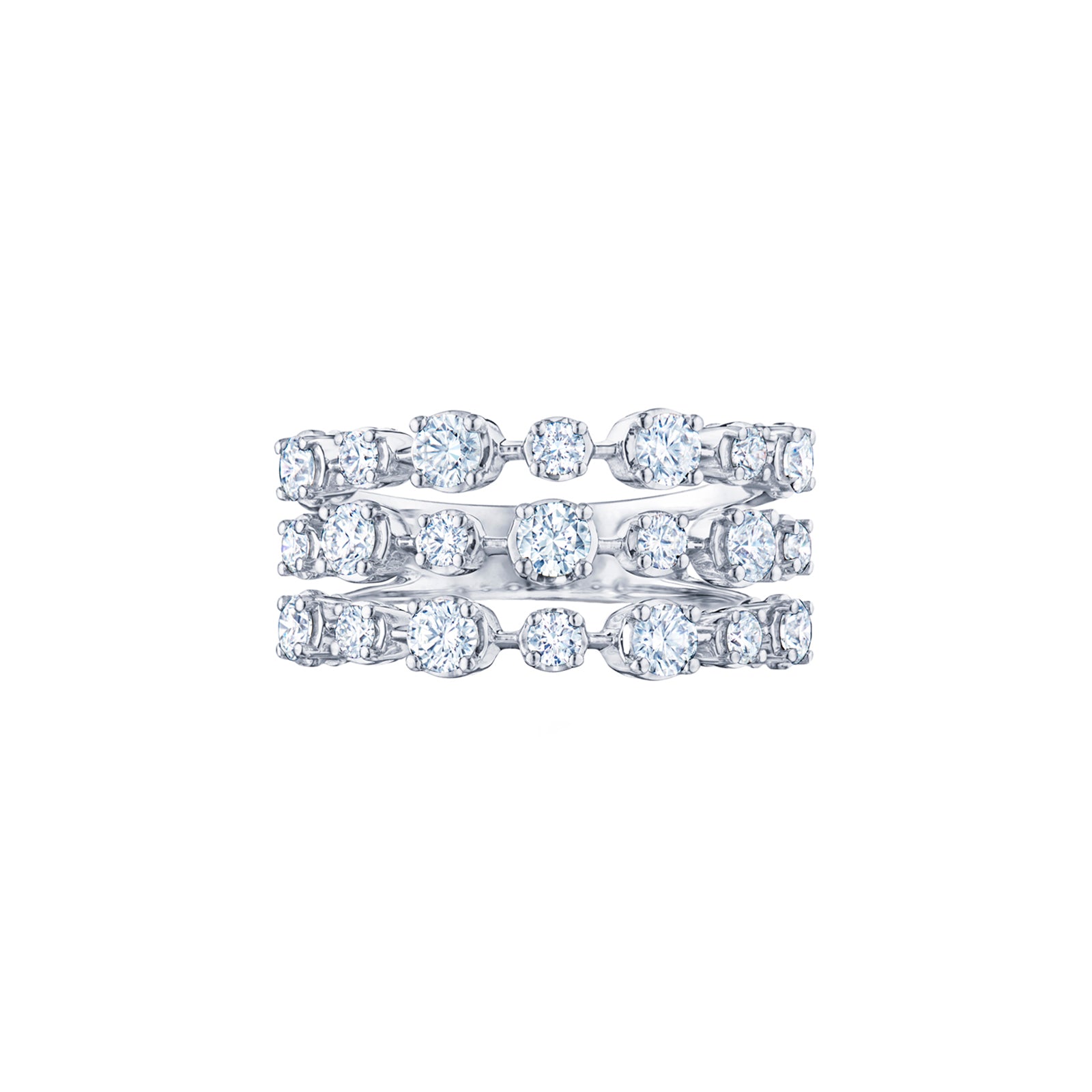 Kwiat Starry Night Diamond Ring - White Gold - Broken English Jewelry