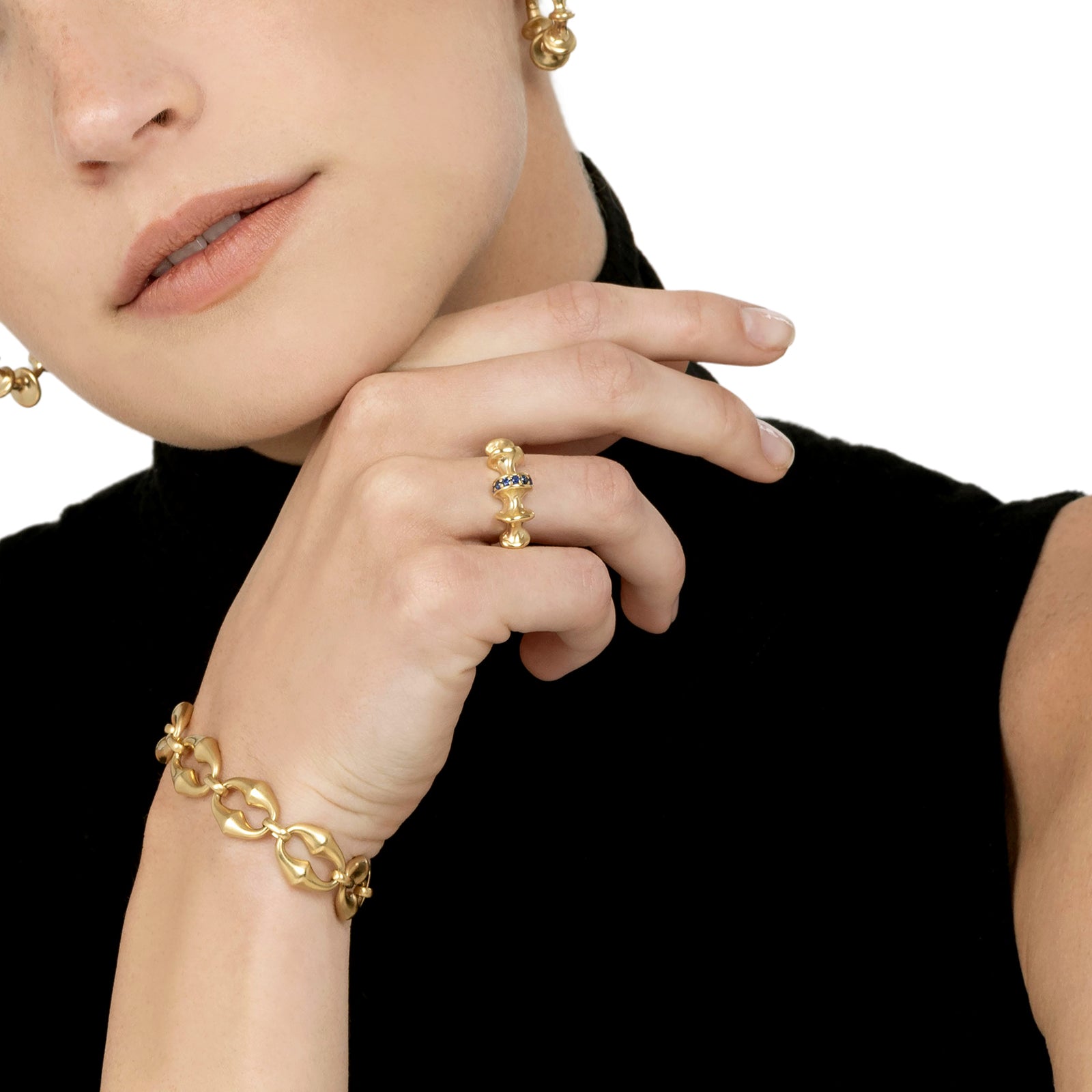 VRAM Chrona Band - Sapphire - Broken English Jewelry
