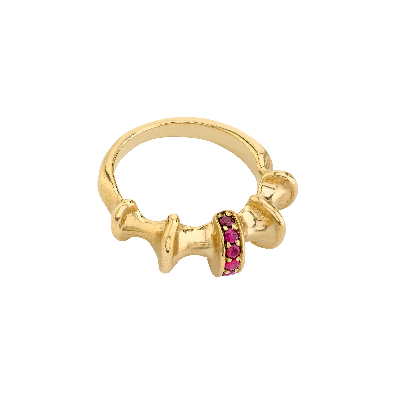 VRAM Chrona Band - Ruby - Broken English Jewelry