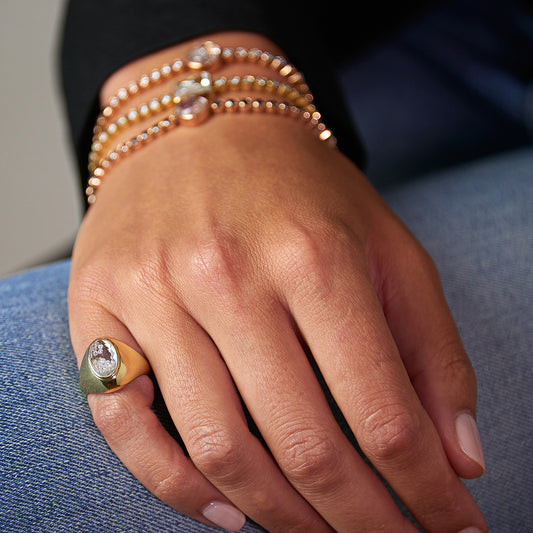 Dedinho Signet Ring - Diamond