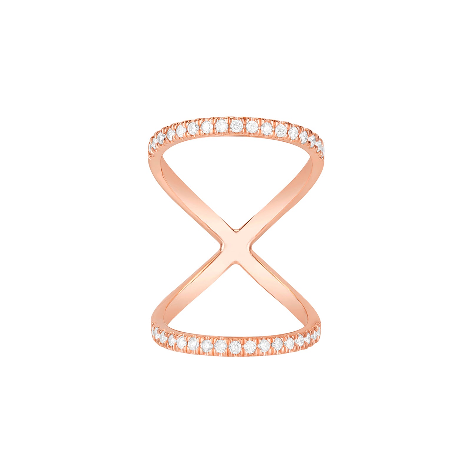 Carbon & Hyde Olympia Ring - Rose Gold - Broken English Jewelry