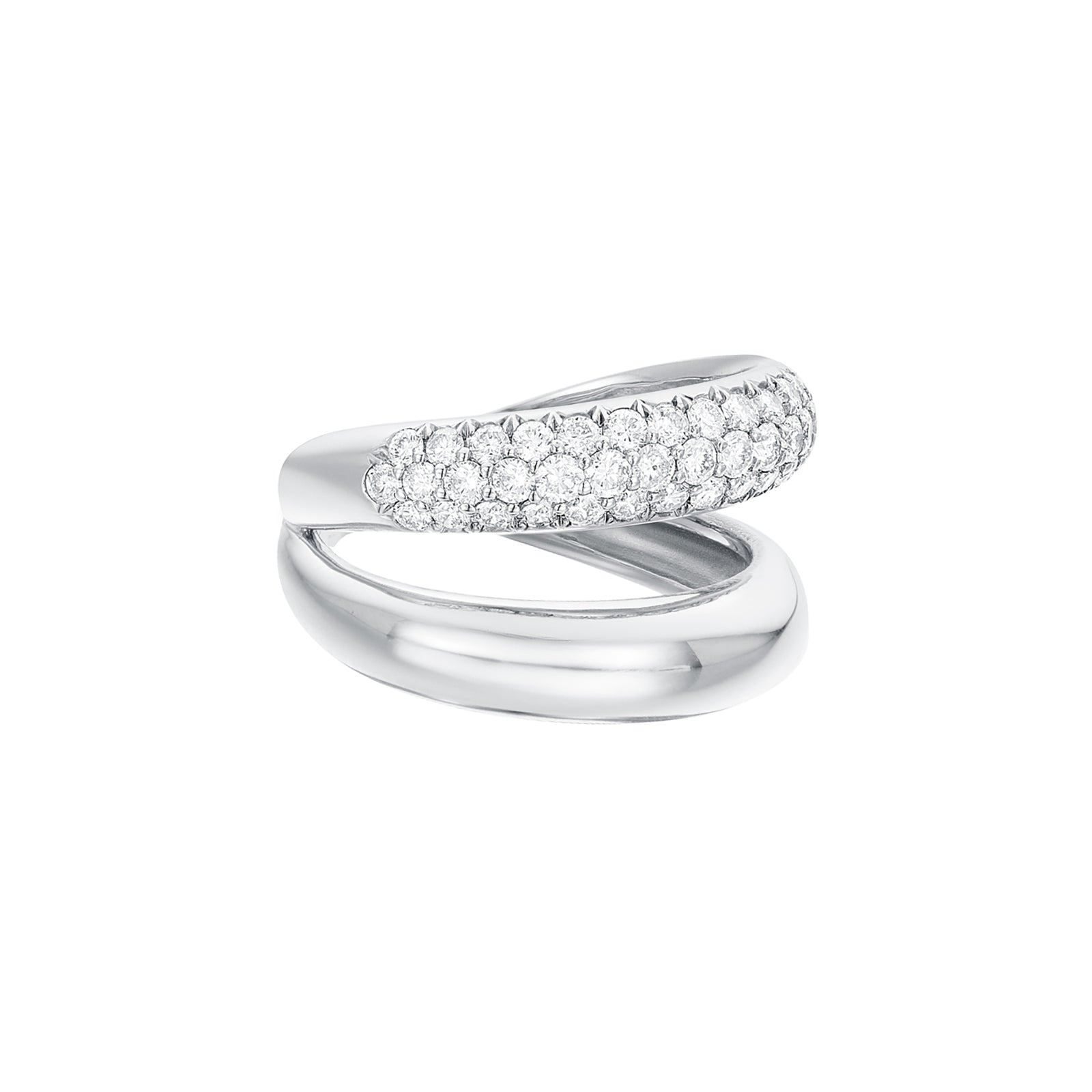 Carbon & Hyde Gemini Ring - White Gold - Rings - Broken English Jewelry