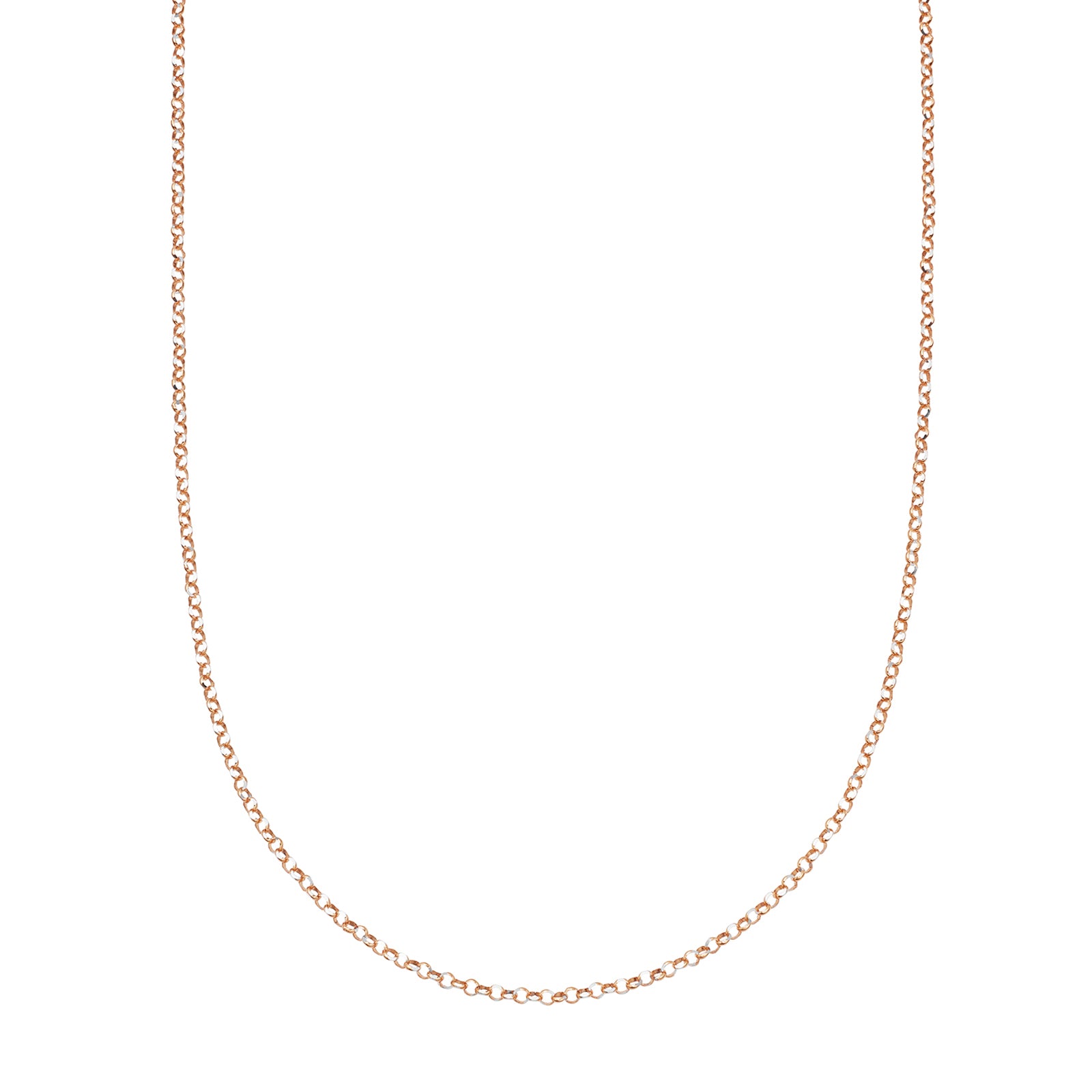 Loquet 18" Rolo Chain - Rose Gold - Necklaces - Broken English Jewelry