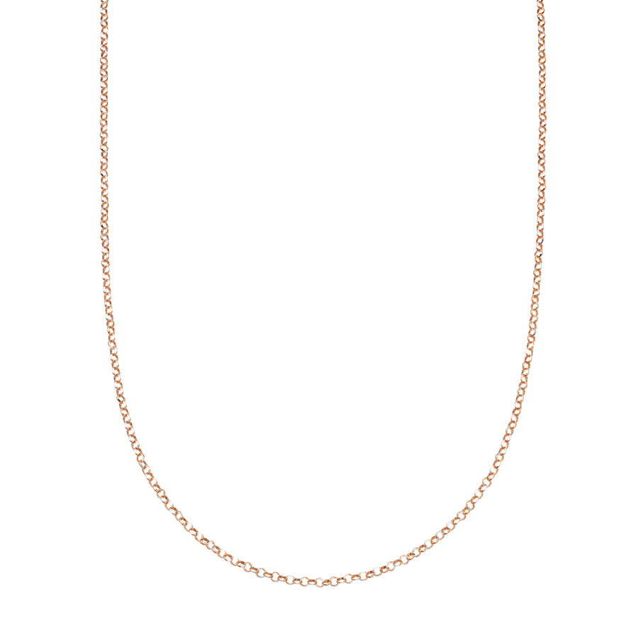 Loquet 18" Rolo Chain - Rose Gold - Necklaces - Broken English Jewelry