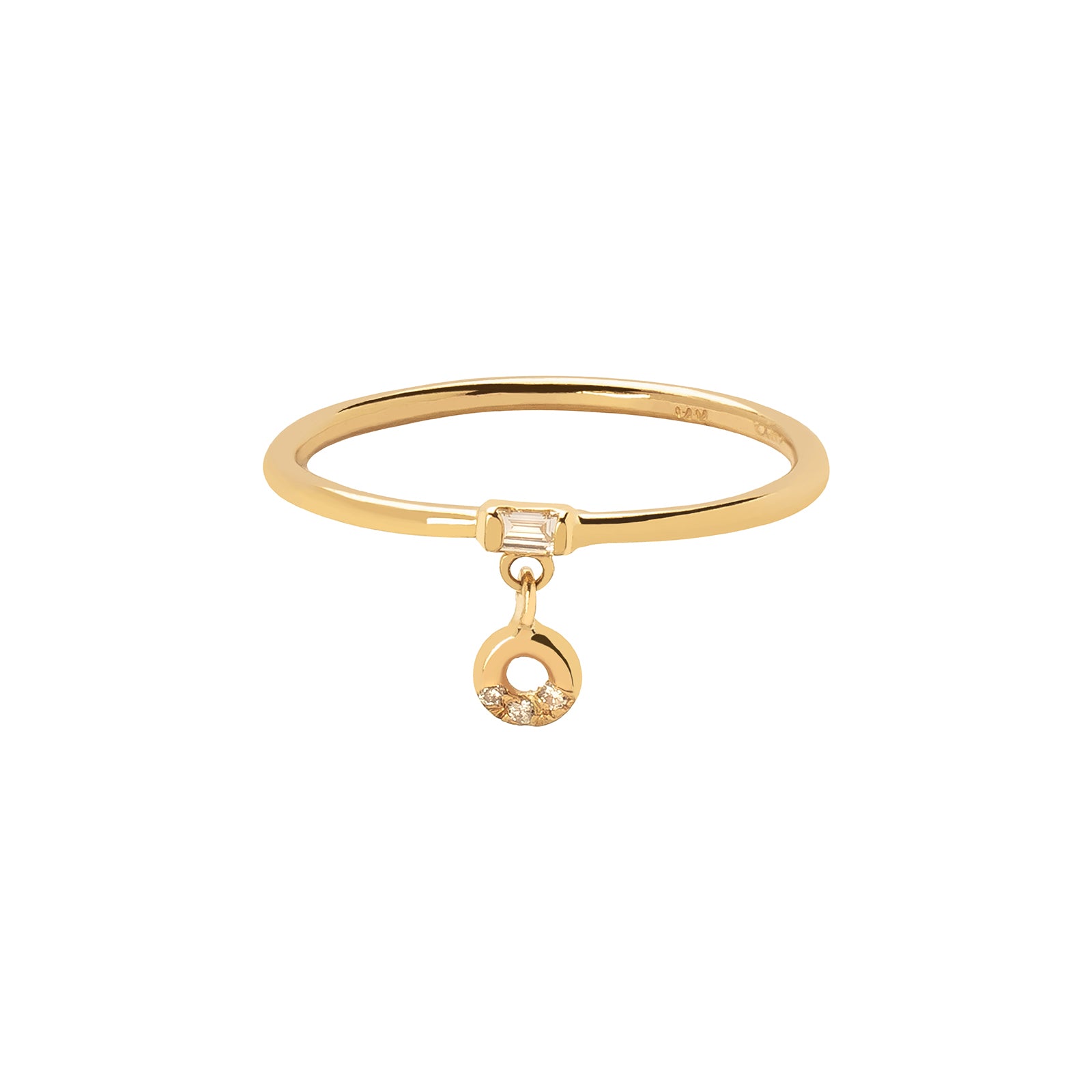 Solid 14k Gold Circles Orbital Sphere Link Bracelet Wedding Bands