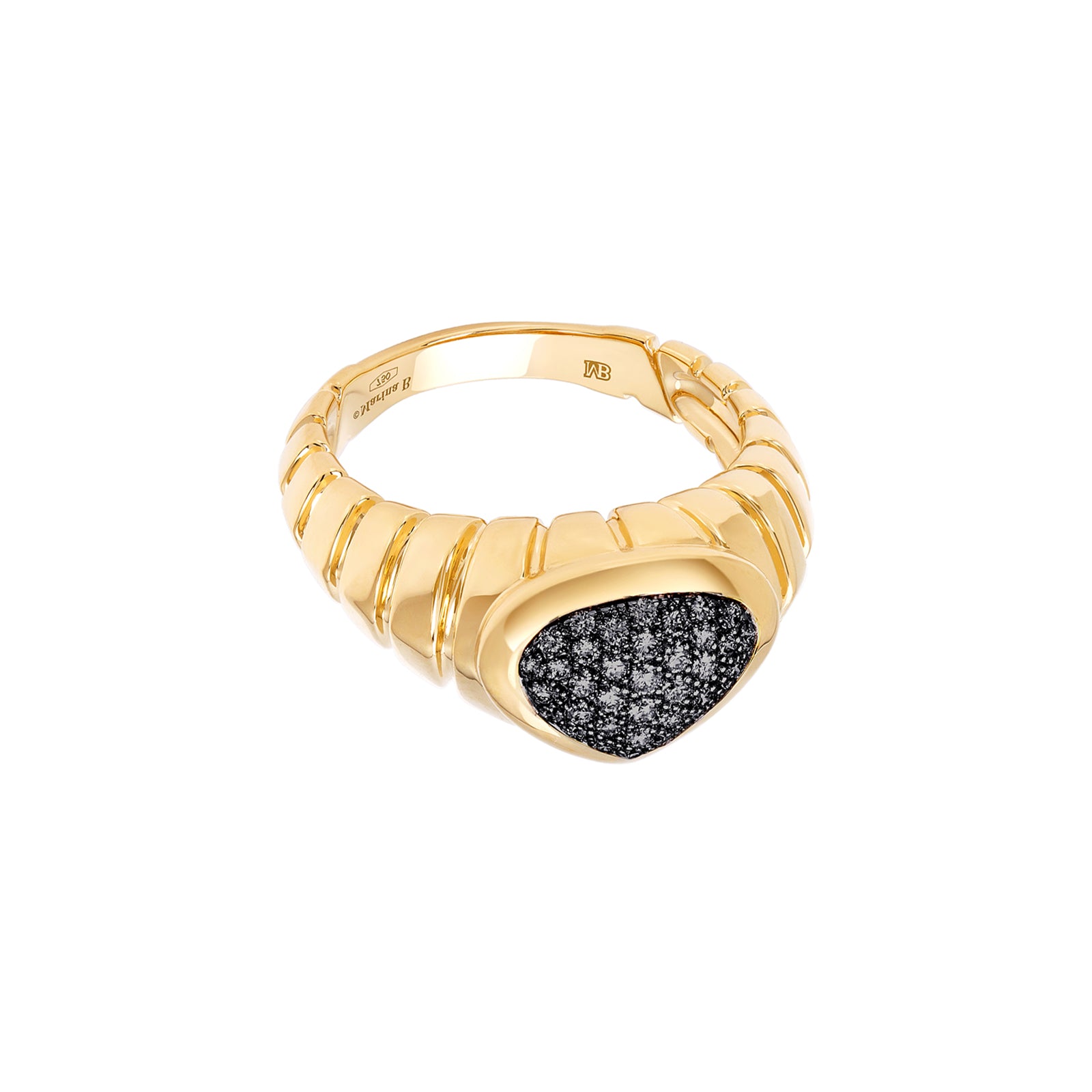 Marina B Timo Ring - Pave Black Spinel - Rings - Broken English Jewelry –  Broken English Jewelry