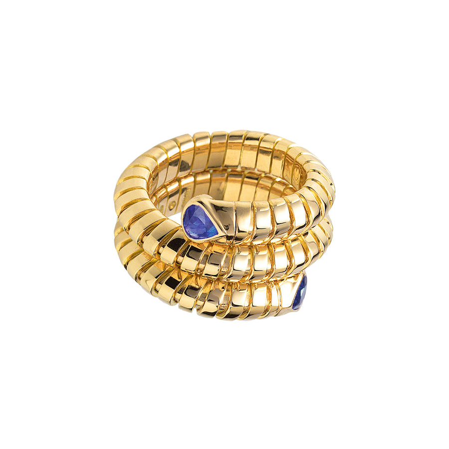Marina B Trisola Ring - Sapphire - Broken English Jewelry