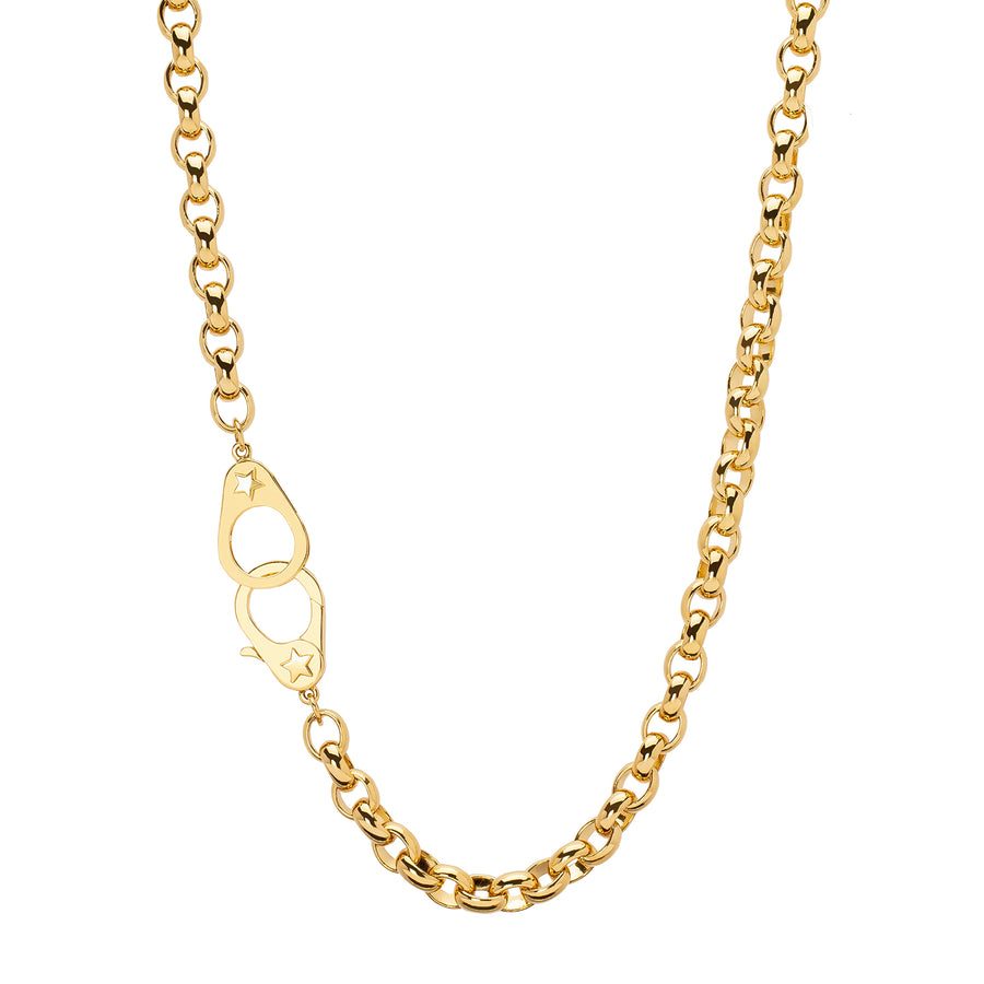Foundrae Sister Hook Oversized Belcher Necklace - 16" - Broken English Jewelry