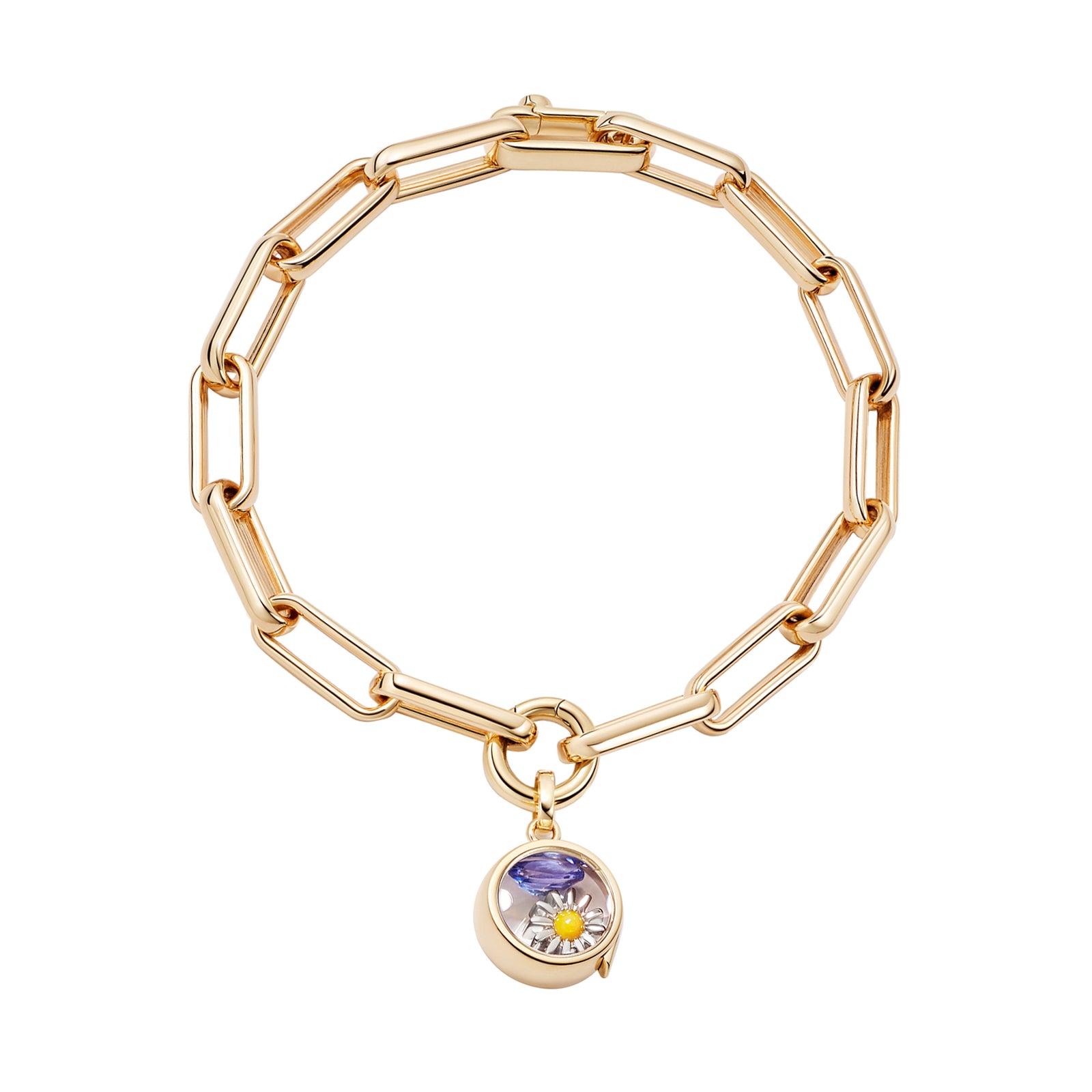 Loquet Round Locket Bracelet - Bracelets - Broken English Jewelry