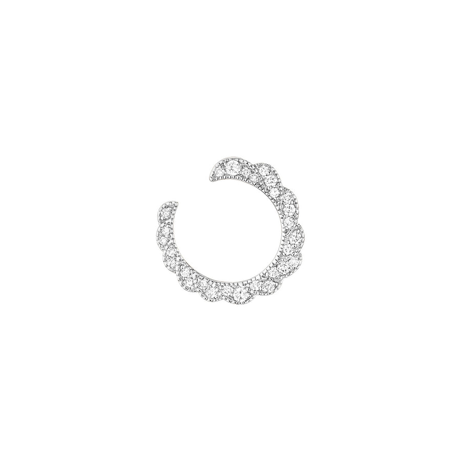 Stone Paris Ama Earring - White Gold - Broken English Jewelry