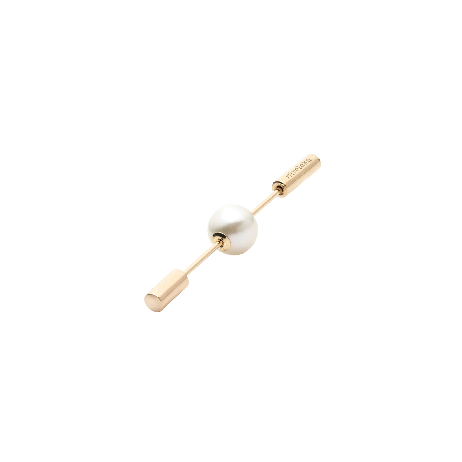 Hirotaka Short Spear Earring - Pearl - Broken English Jewelry