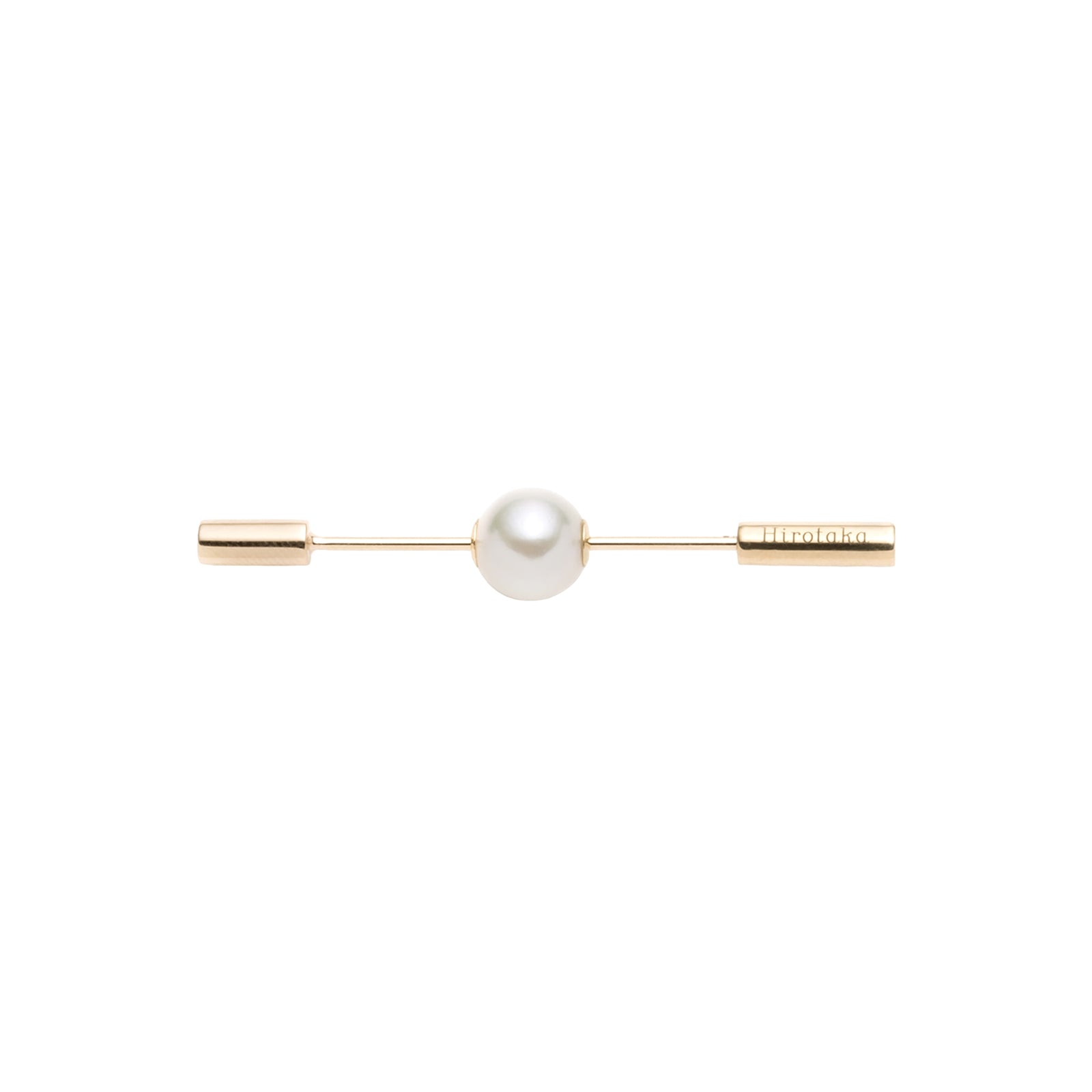 Hirotaka Short Spear Earring - Pearl - Broken English Jewelry