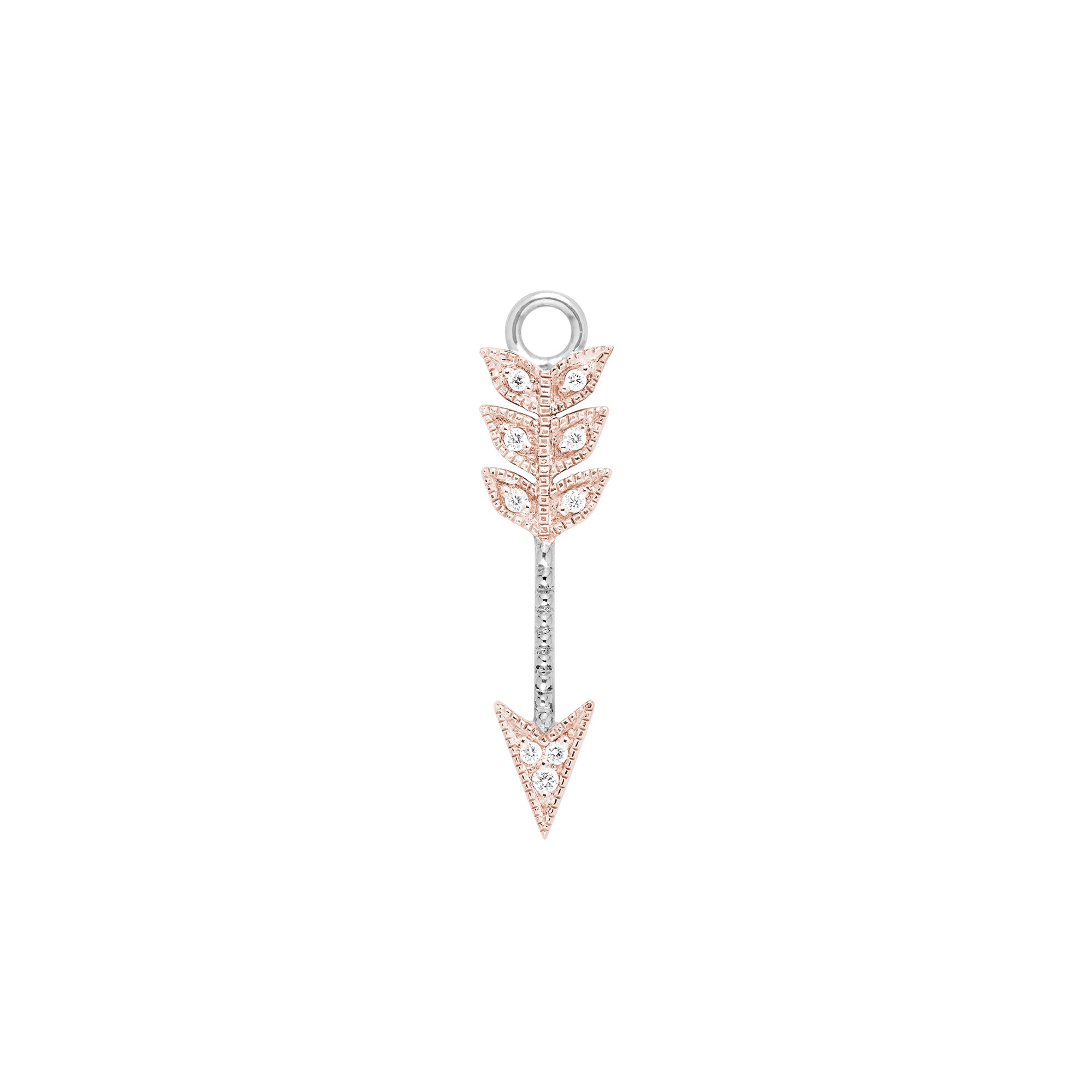 Stone Paris Little Big Man Charm- Rose & White Gold - Charms & Pendants - Broken English Jewelry