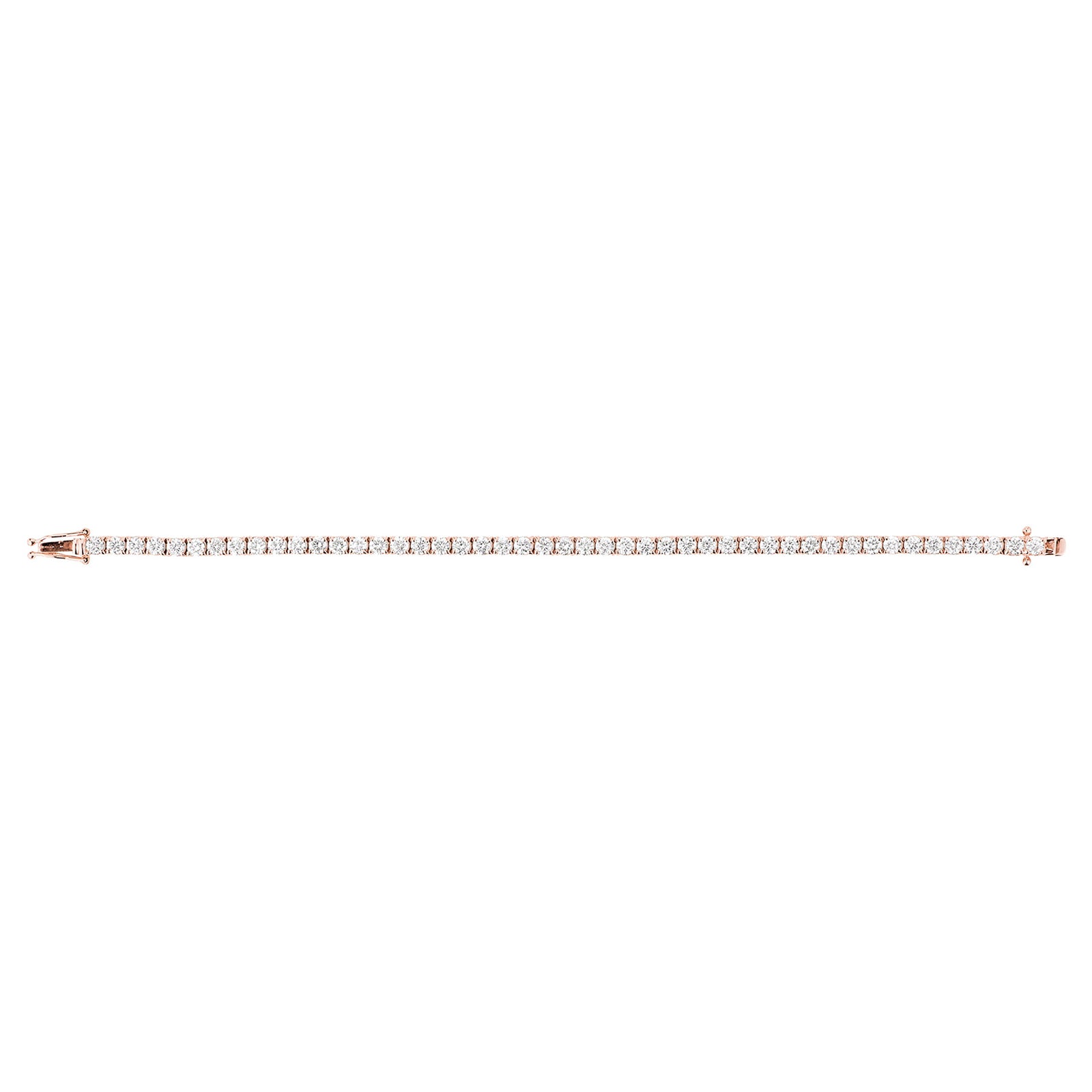 Carbon & Hyde Large Tennis Bracelet - Rose Gold - Bracelets - Broken English Jewelry