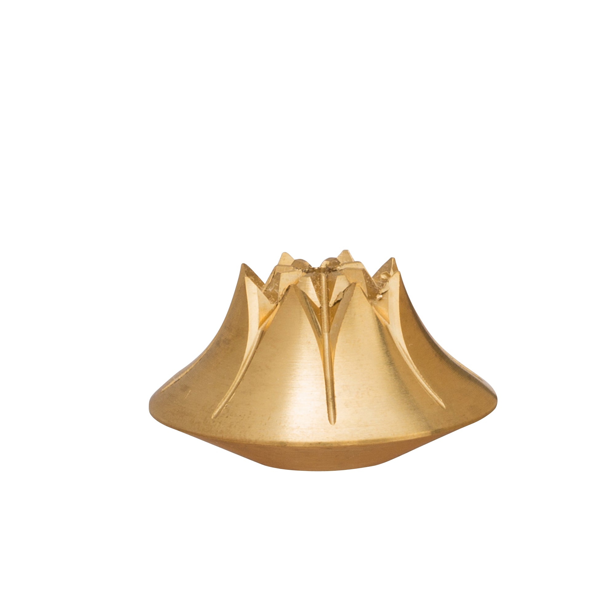 Tennen Satin Brass Incense Holder - Broken English Jewelry