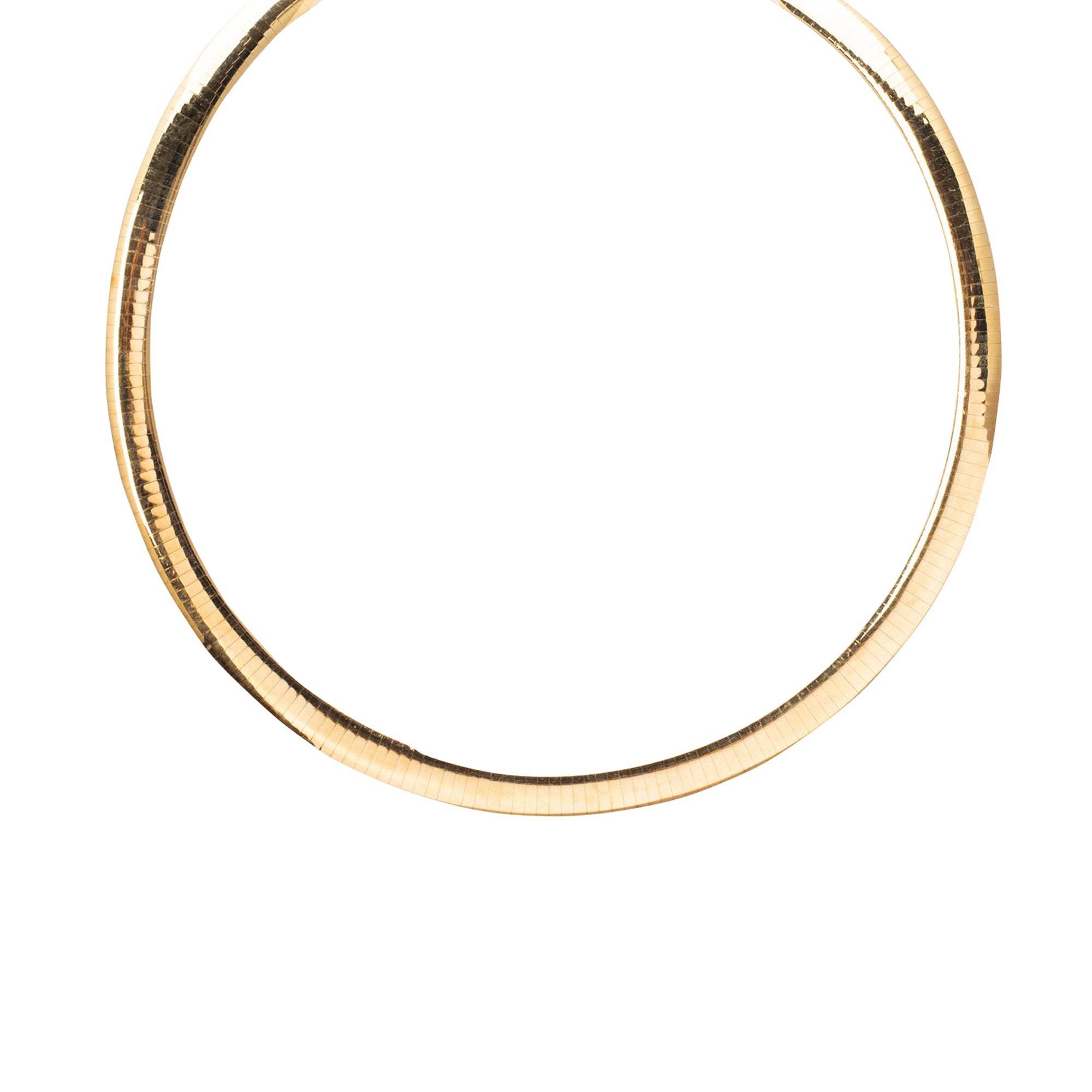 Antique & Vintage Jewelry Reversible Omega Chain  - Necklaces - Broken English Jewelry