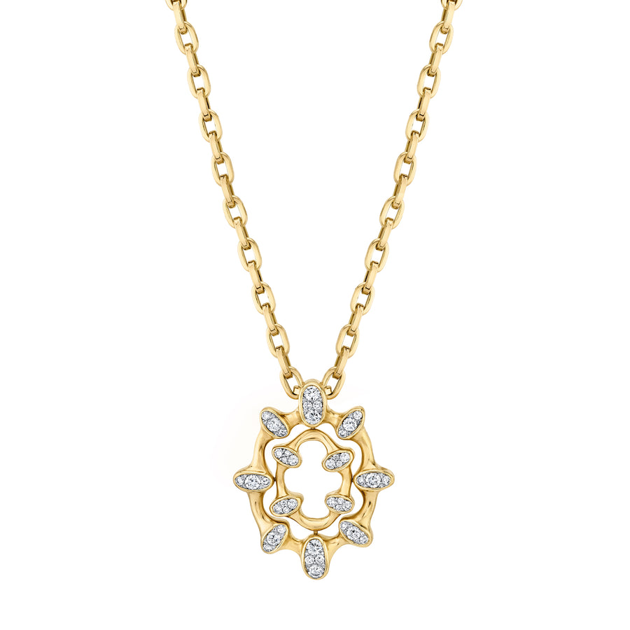 VRAM Chrona Diamond Pendant Necklace - Necklaces - Broken English Jewelry