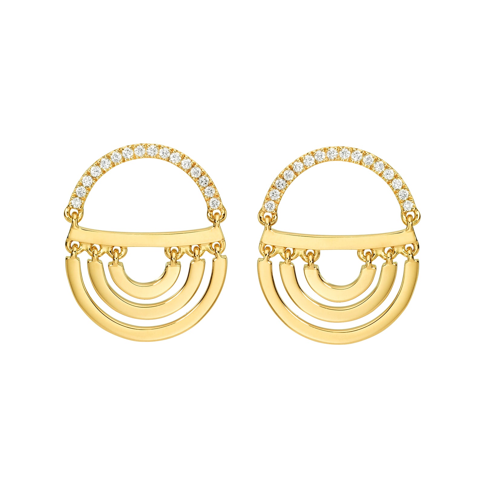 Cadar Twin Drop Earrings - Broken English Jewelry