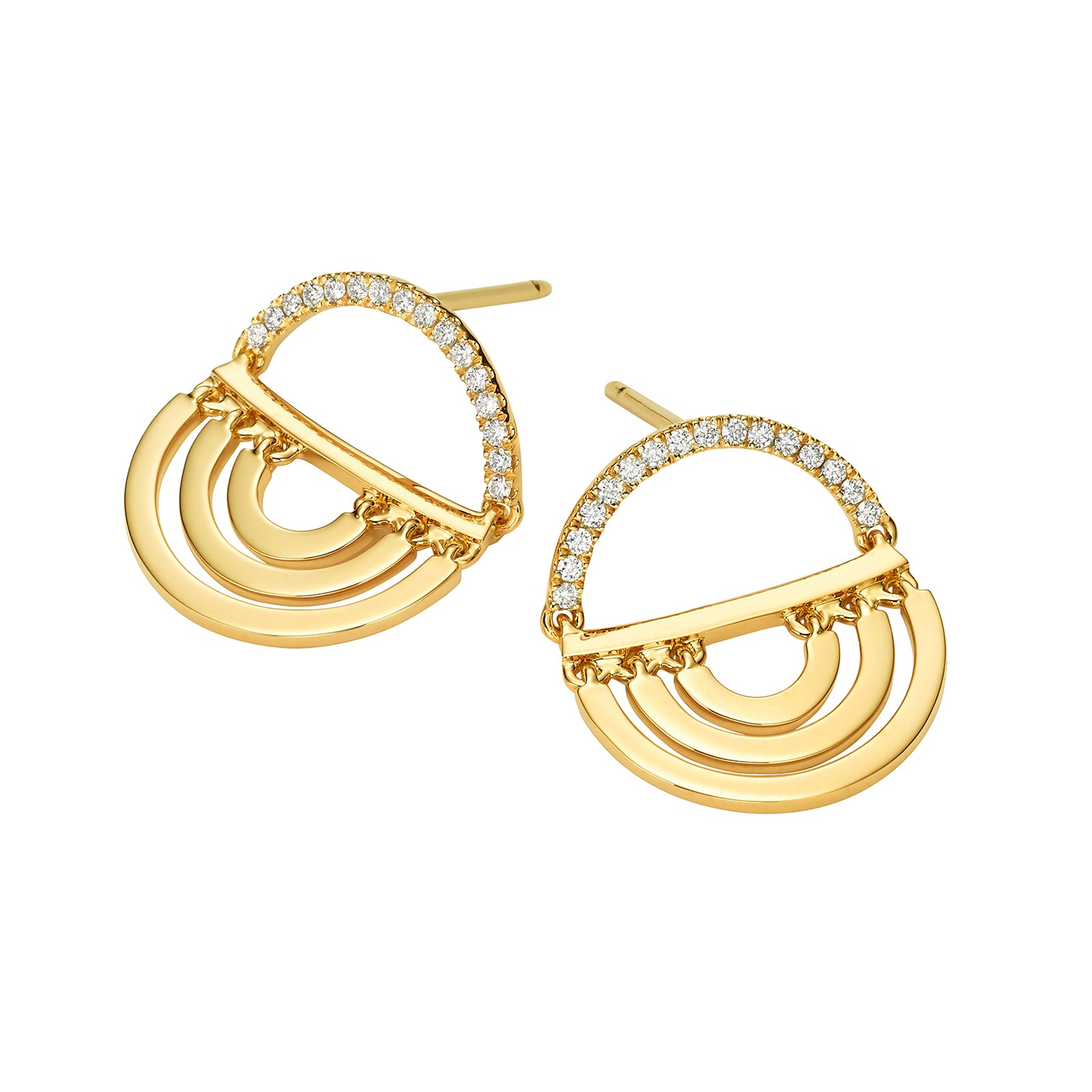 Cadar Twin Drop Earrings - Broken English Jewelry
