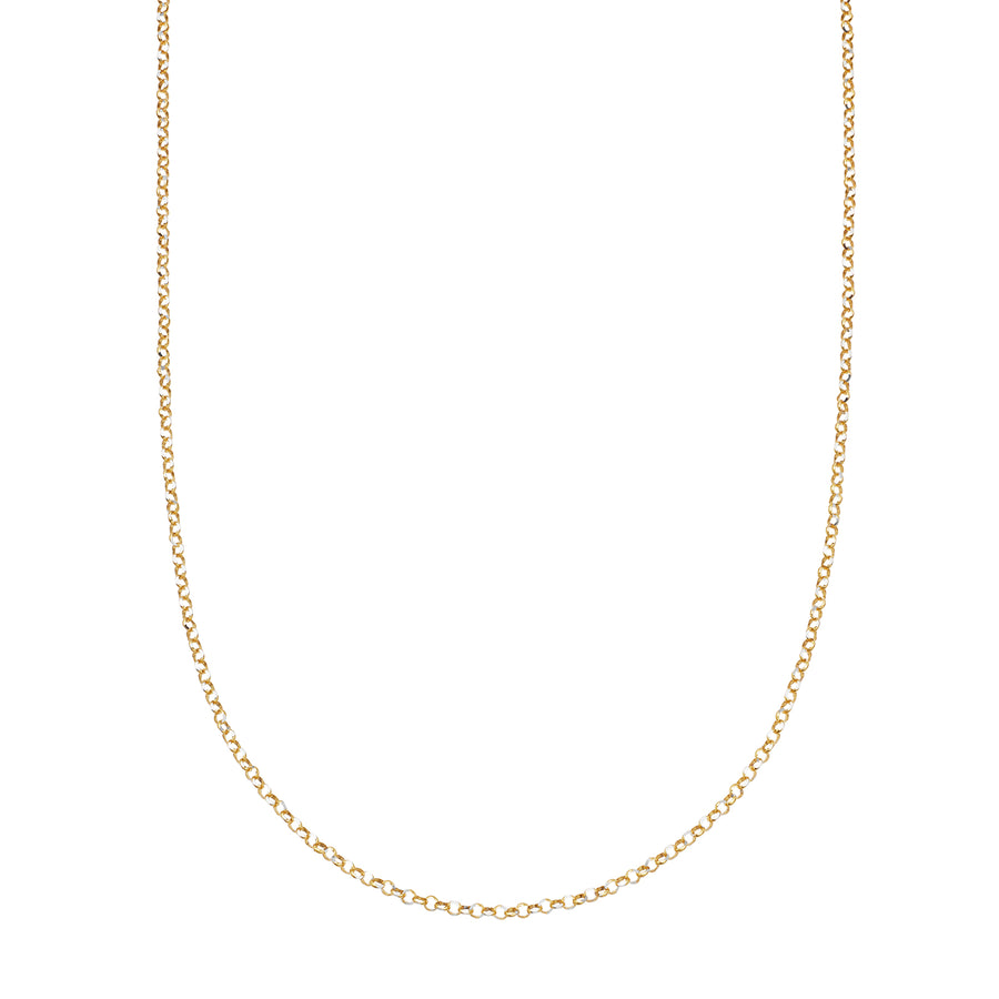 Loquet 18" Rolo Chain - Yellow Gold - Broken English Jewelry