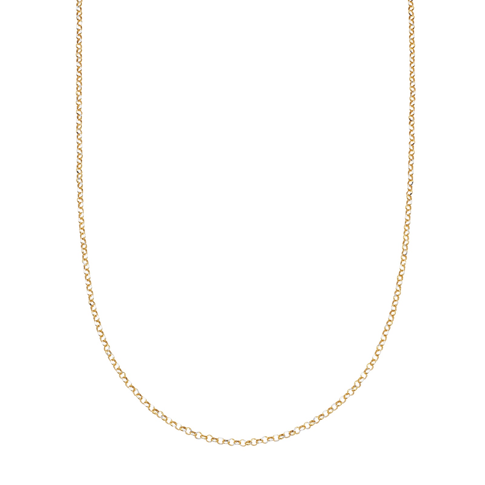 Loquet 32" Rolo Chain - Yellow Gold - Broken English Jewelry