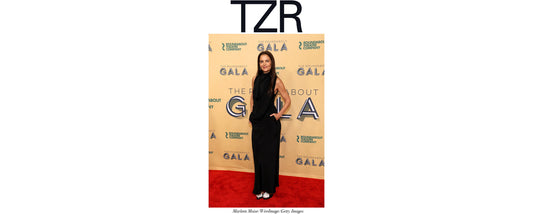 TZR, Katie Holmes' Black Column Dress Is Perfect For Minimalists