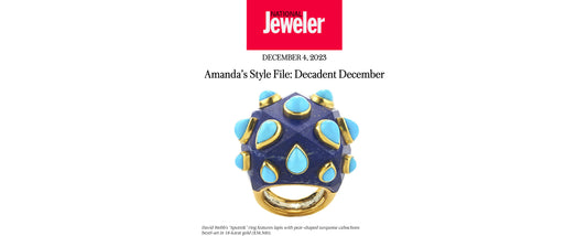 Broken English Jewelry featured in National Jeweler, Amanda’s Style File: Decadent December