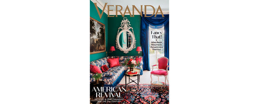 Veranda magazine cover, November/December 2020