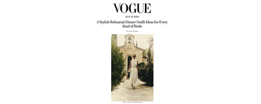 Vogue, 5 Stylish Rehearsal Dinner Outfit Ideas