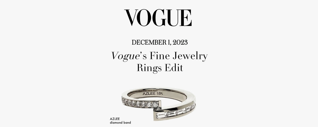 Broken English Jewelry featured in Vogue, Vogue’s Fine Jewelry Rings Edit