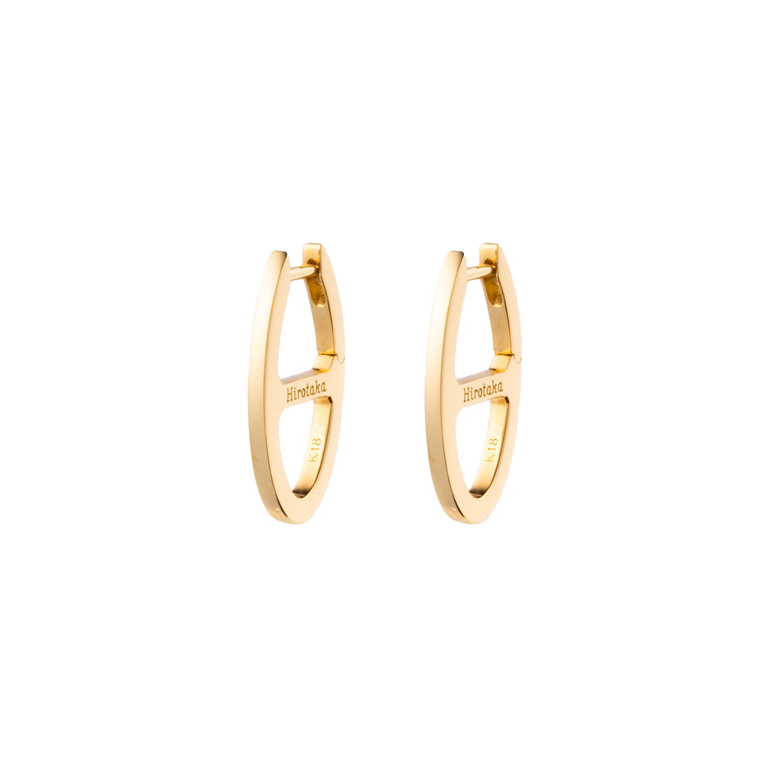 Hirotaka Shark Teeth Earrings - Earrings - Broken English Jewelry front angled view