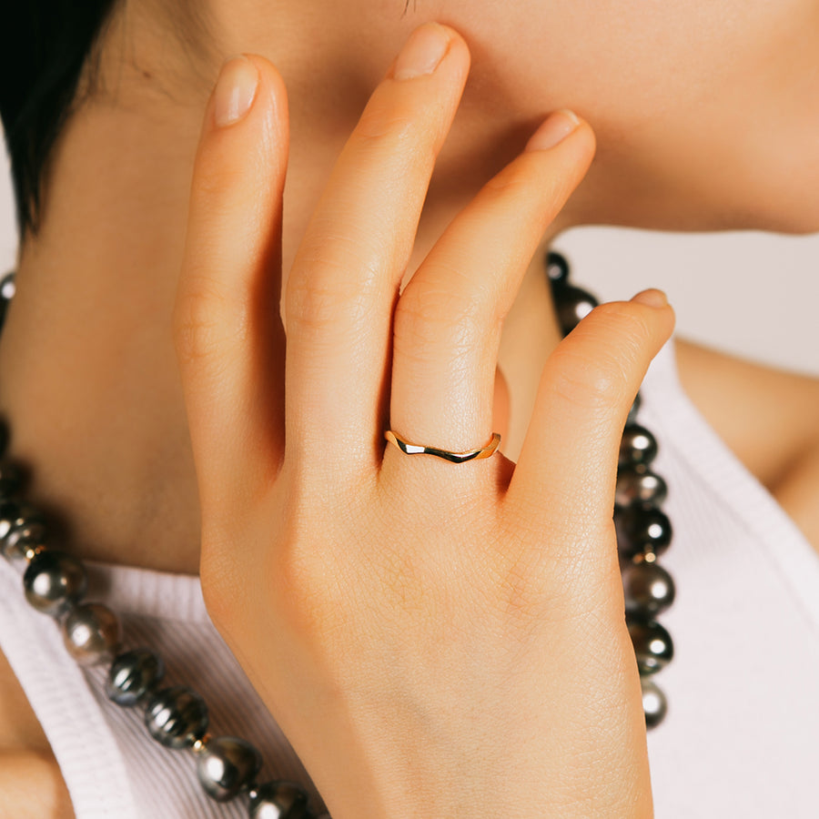 Milamore Kintsugi Vine Ring - Rings - Broken English Jewelry