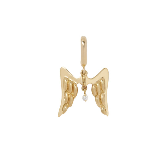 Virgo Diamond Zodiac Charm - Yellow Gold - Main Img