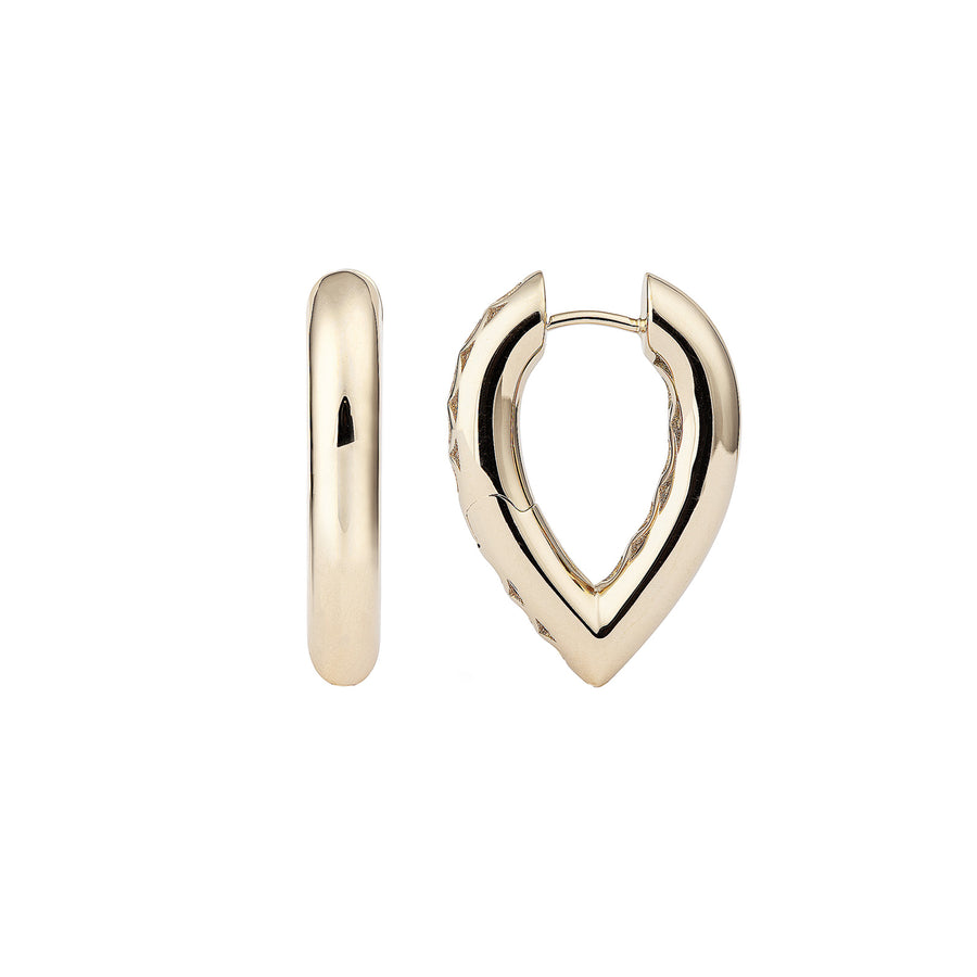 Engelbert Medium Drop Link Earrings - Yellow Gold - Earrings - Broken English Jewelry