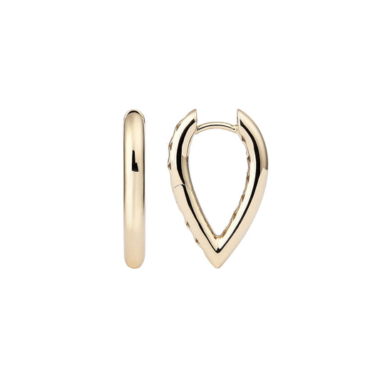 Small Drop Link Earrings - Yellow Gold - Main Img