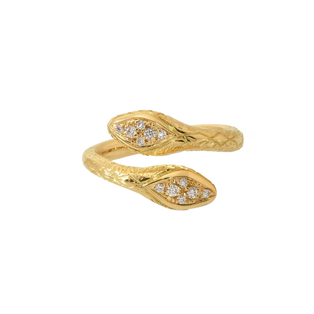 Diamond Snake Ring