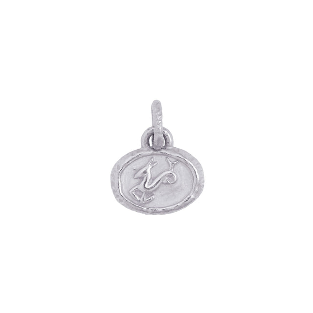 Sidney Garber Capricorn Zodiac Petite Pendant - Charms & Pendants - Broken English Jewelry front view