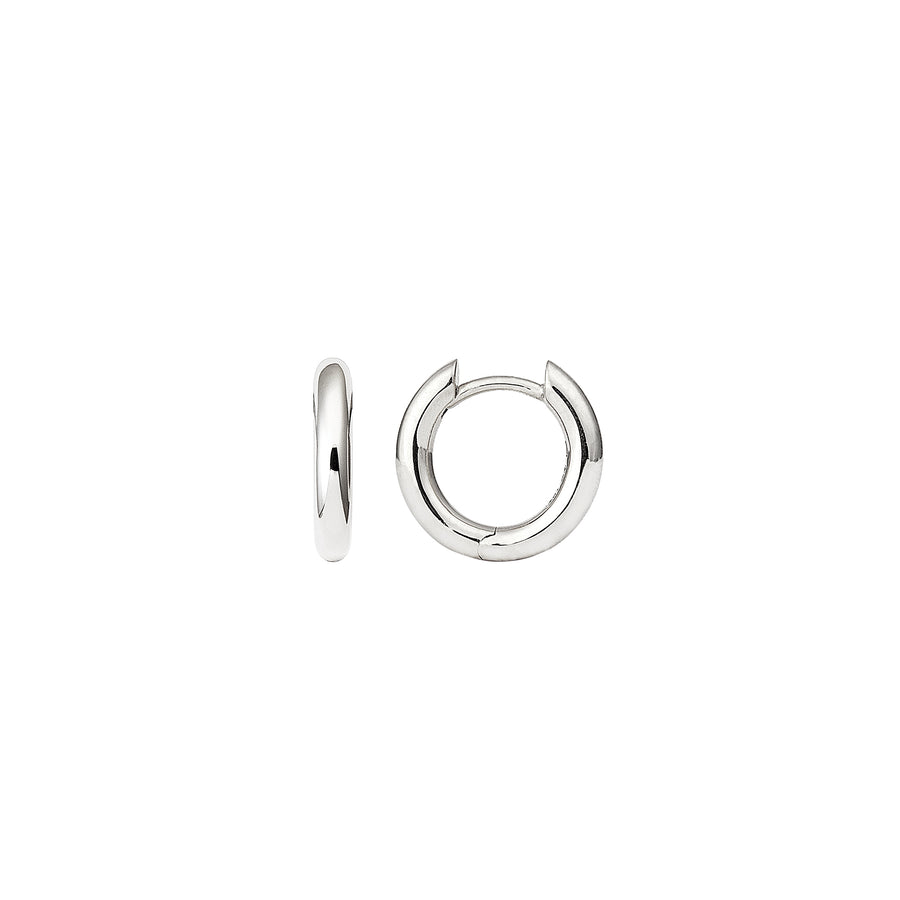 Mini Absolute Creoles Earrings in 18K White Gold