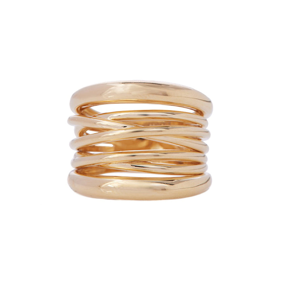 Scribble Ring - Yellow Gold