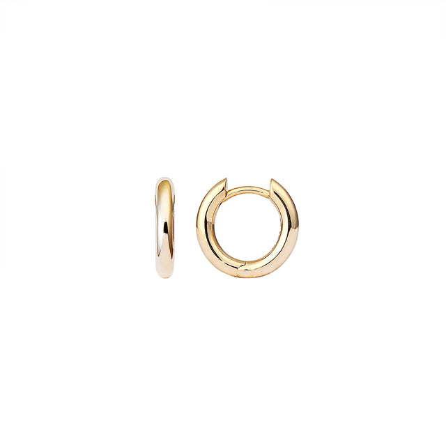 Mini Absolute Creoles in 18K Yellow Gold