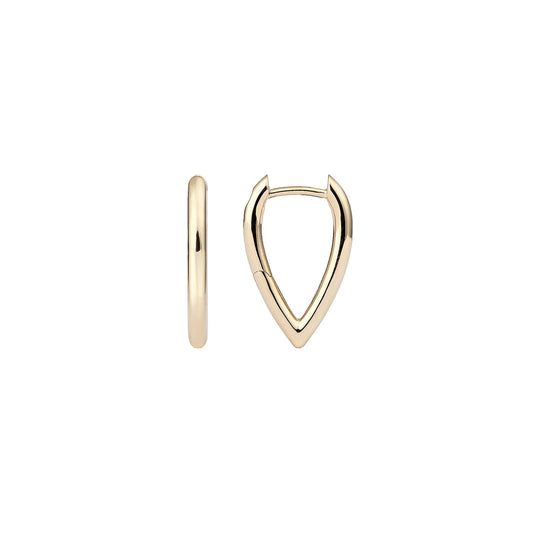 Mini Drop Link Earrings - Yellow Gold - Main Img