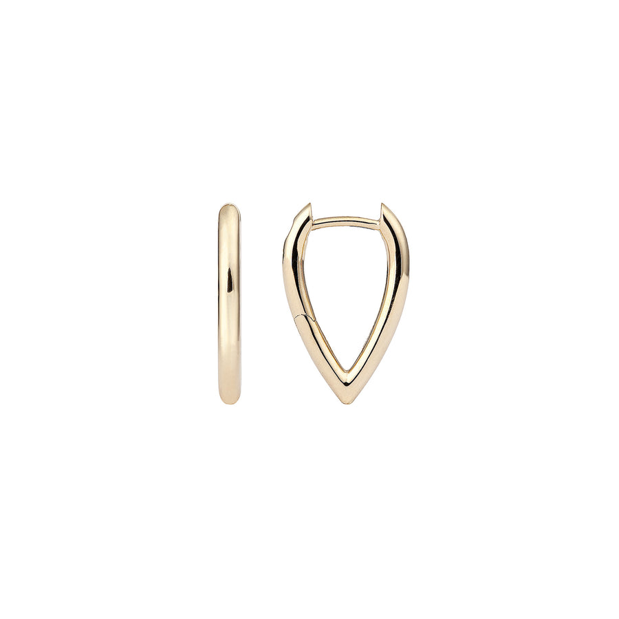 Engelbert Mini Drop Link Earrings - Yellow Gold - Earrings - Broken English Jewelry