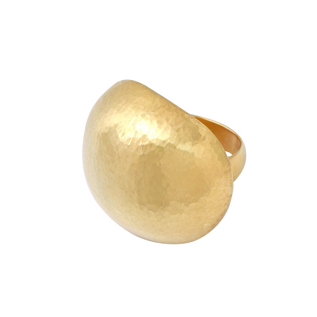 Lalaounis - Hand Hammered Pebble Ring