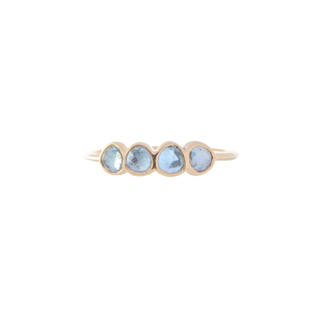 Multi Aquamarine Ring