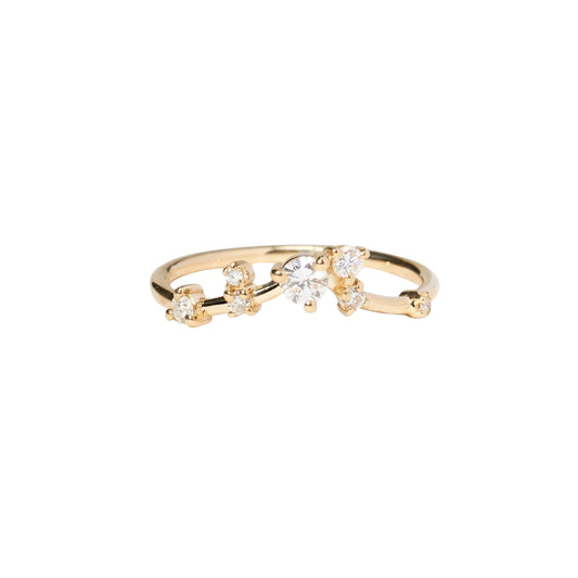 Organic Triangle Brilliant Ring - Main Img